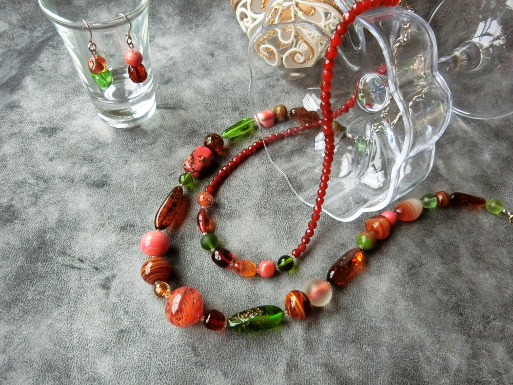 ヴェネチアンガラスアクセサリーChiyuki Atelier CoCo(アトリエ ココ)の作品