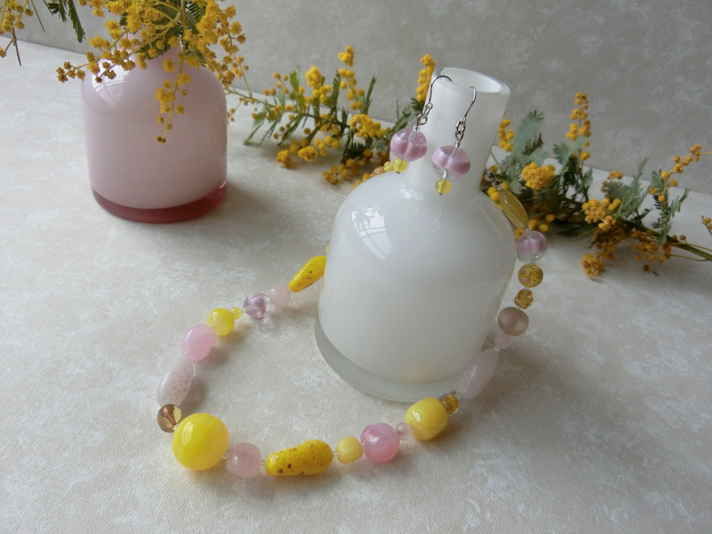 ヴェネチアンガラスアクセサリーChiyuki　Atelier CoCo(アトリエ ココ)の作品