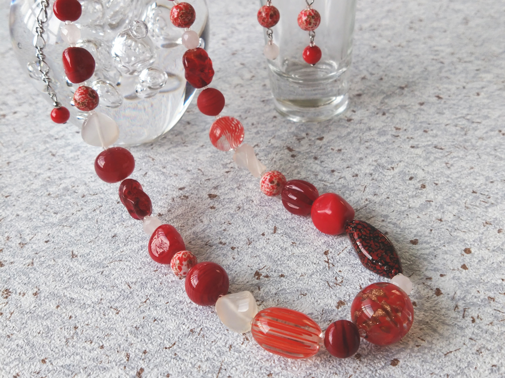 ヴェネチアンガラスアクセサリーChiyuki　Atelier CoCo(アトリエ ココ)の作品