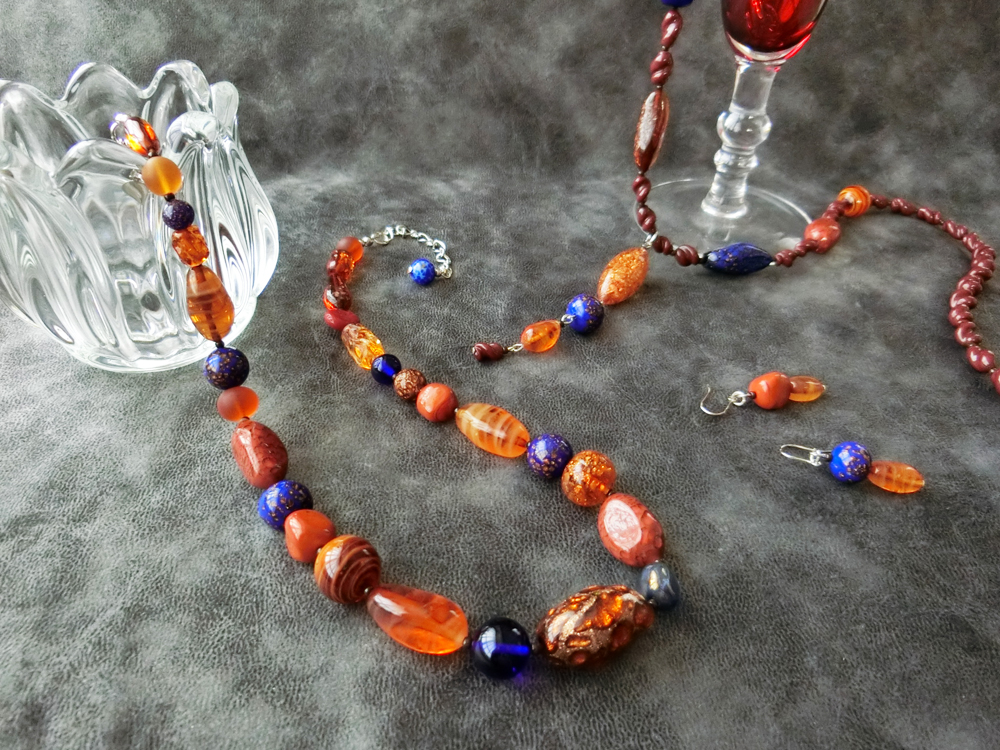 ヴェネチアンガラスアクセサリーChiyuki Atelier CoCo(アトリエ ココ)の作品