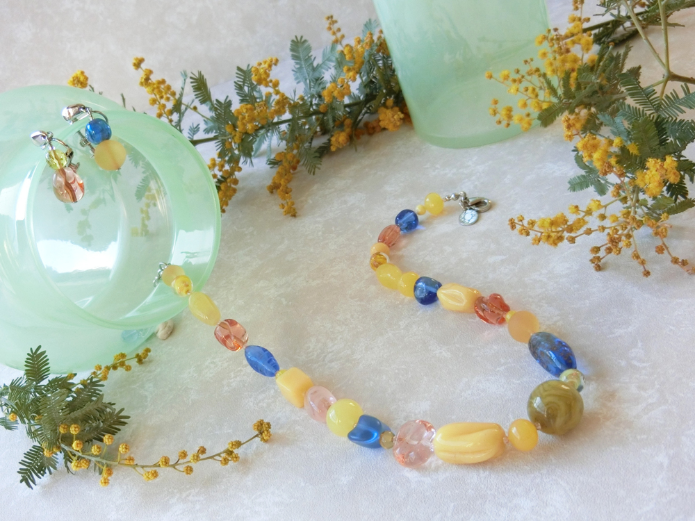 ヴェネチアンガラスアクセサリーChiyuki　Atelier CoCo(アトリエ ココ)の作品