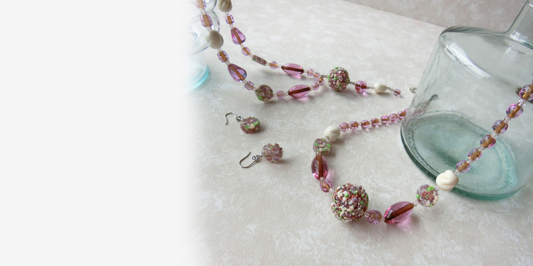 Atelier CoCo(アトリエ ココ) Chiyuki ヴェネチアンガラスアクセサリー